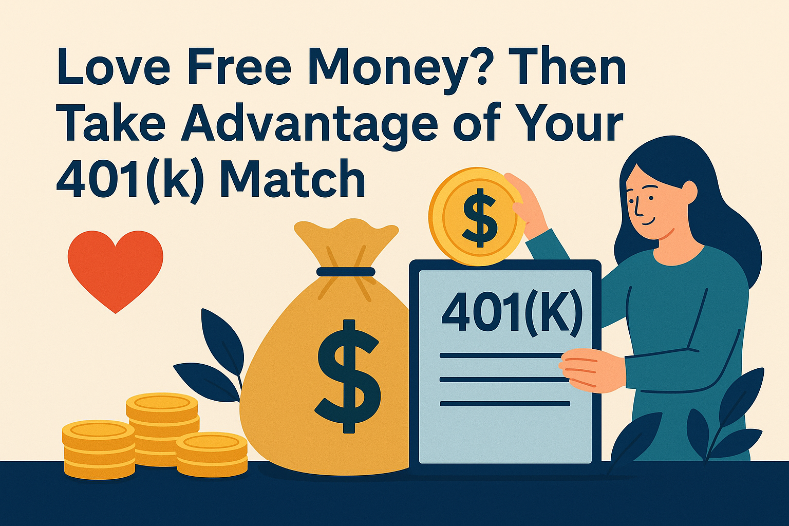 Love Free Money? Then Take Advantage of your 401(k) Match